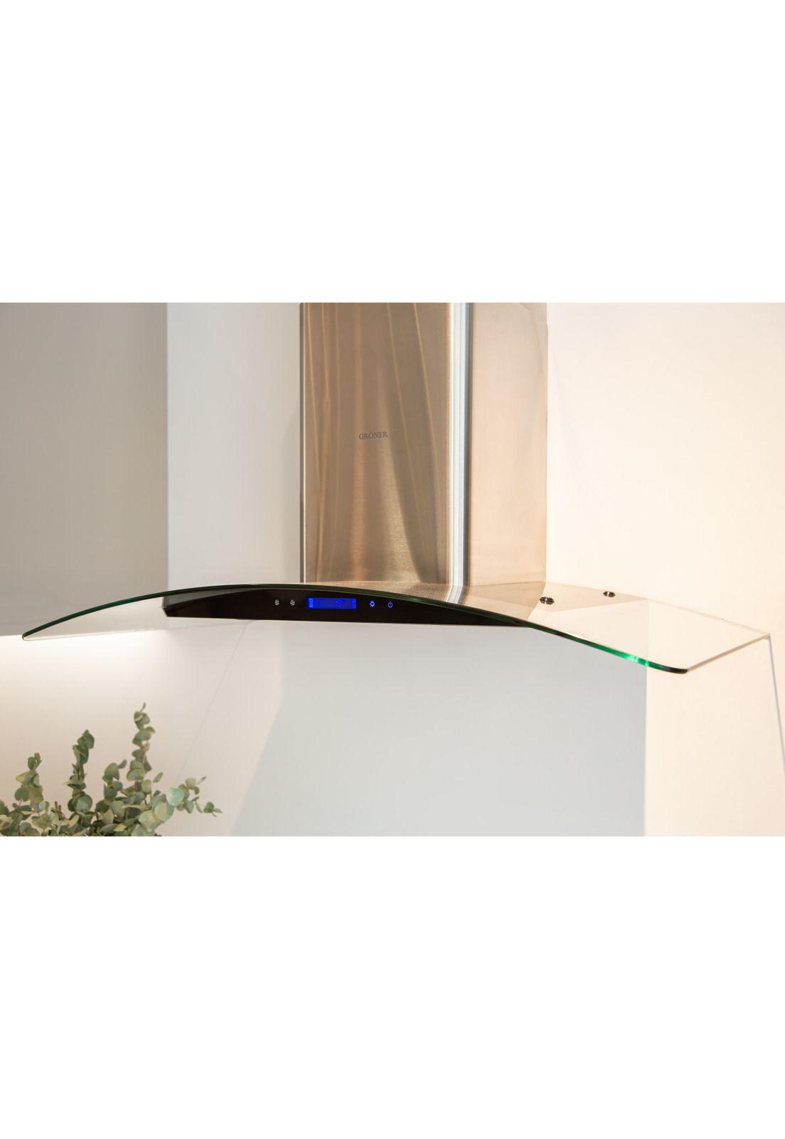 Campana Decorativa Gröner Inox Touch 90cm-1