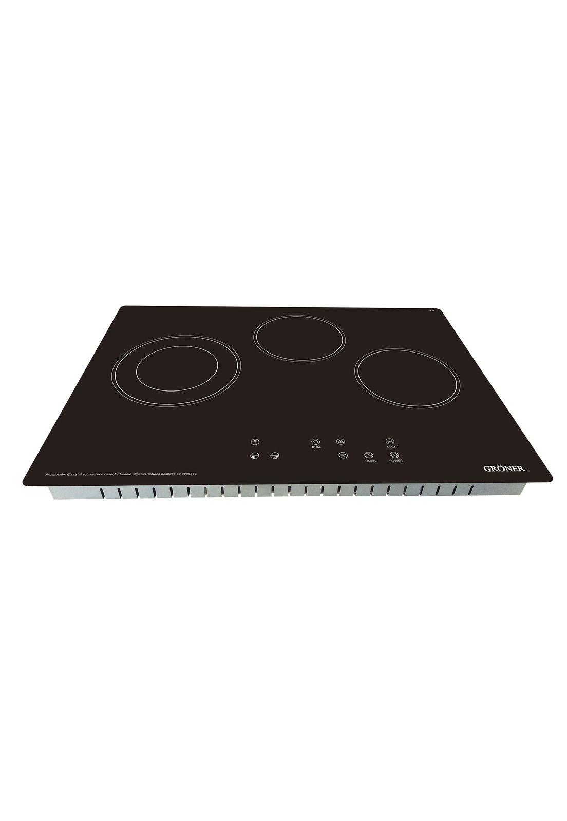 Encimera Vitrocerámica Gröner Touch Dual 3Q-2