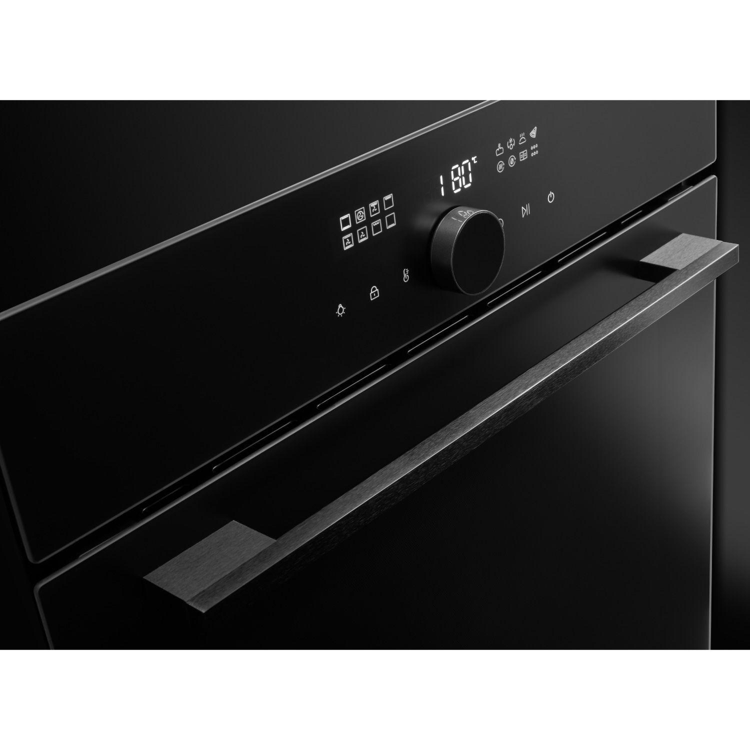 Horno Eléctrico Empotrable Gröner Air Fry Black Matte 16F 76L-2