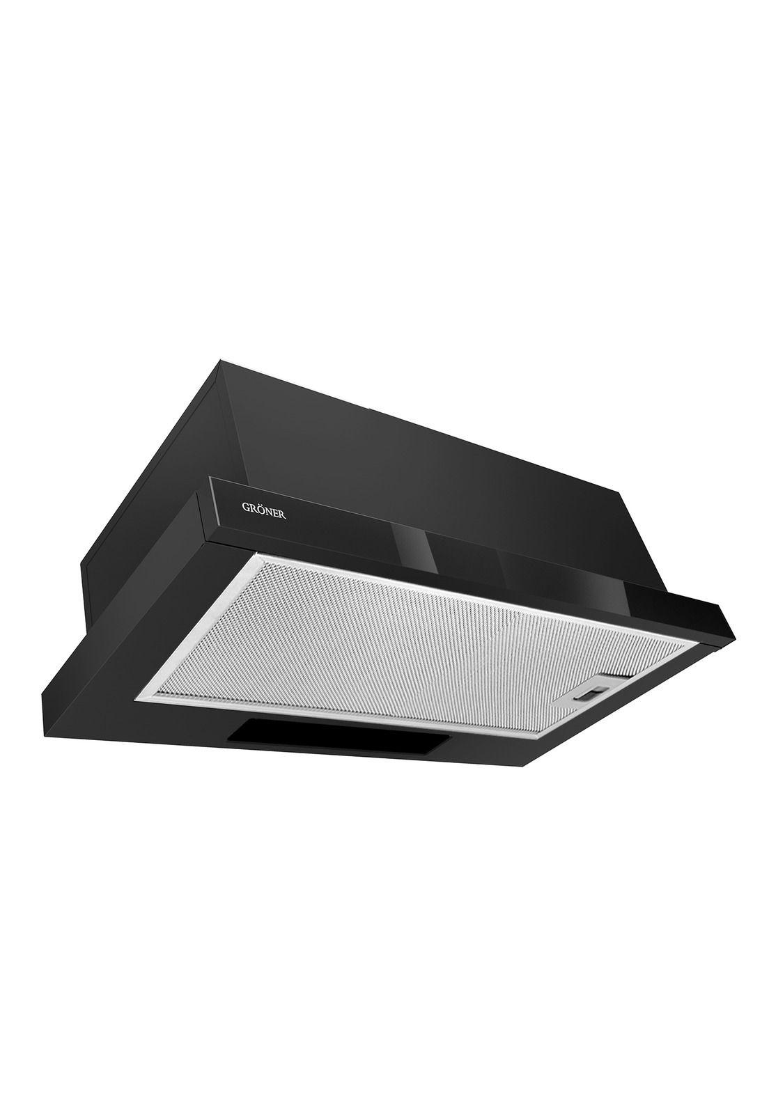 Campana Telescópica Gröner Black Glass 60 cm-2