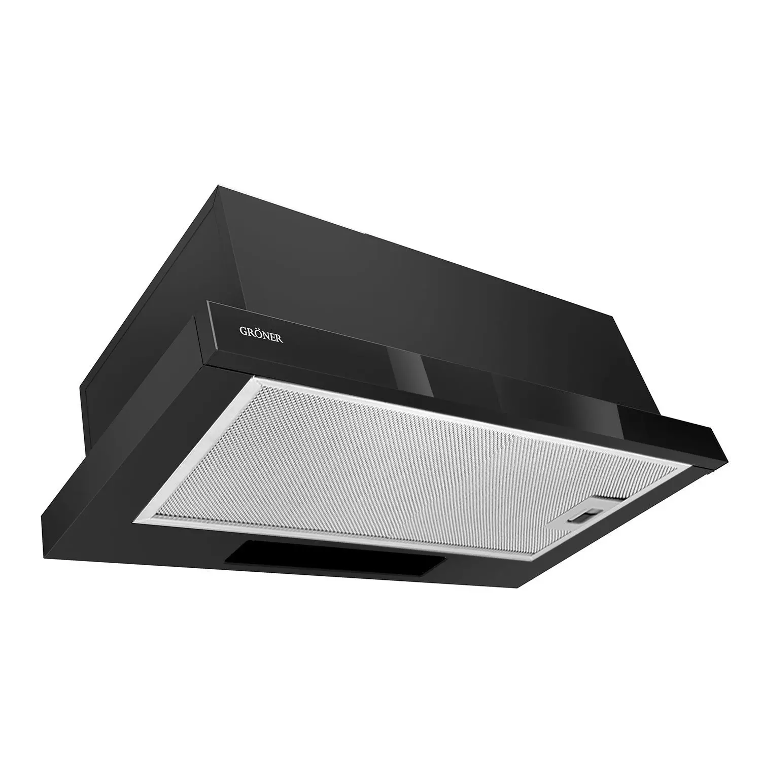 Campana Telescópica Gröner Black Glass 60 cm-2