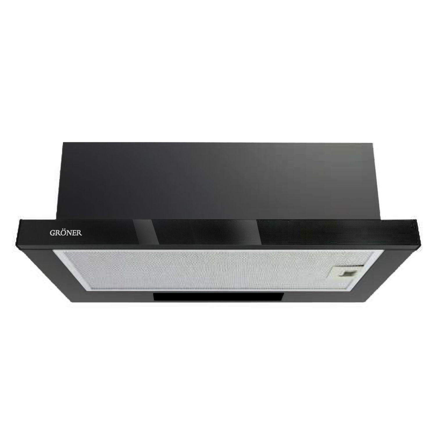 Campana Telescópica Gröner Black Glass 60 cm-3