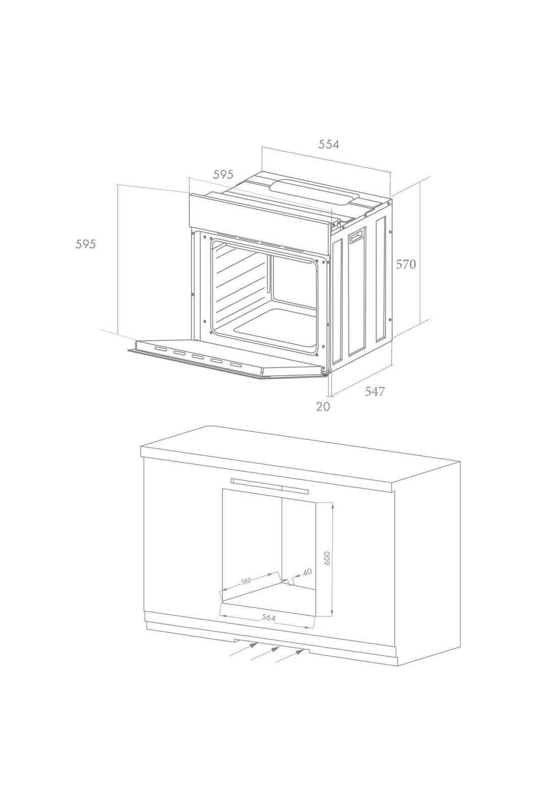 Horno Gröner Deluxe Air Fry 76L-4
