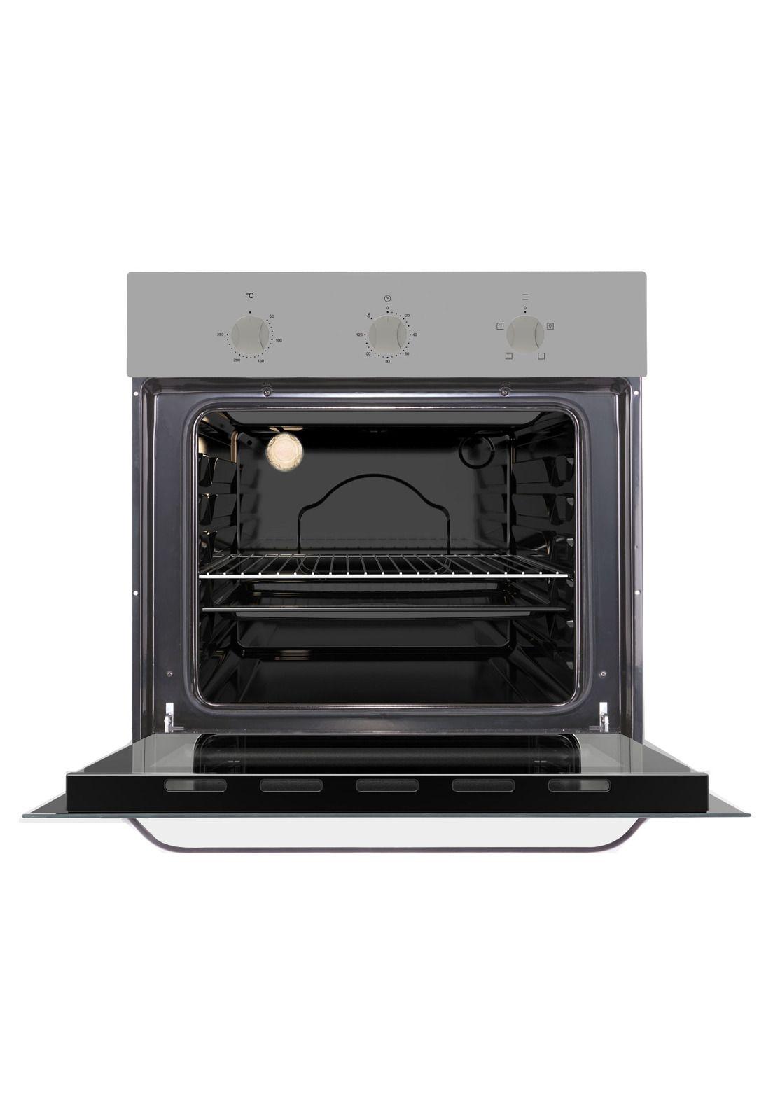 Horno Eléctrico Empotrable Gröner Inox 4F 60L-2