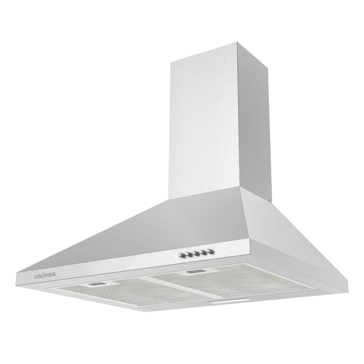 Campana Piramidal Gr ner Inox T60-2