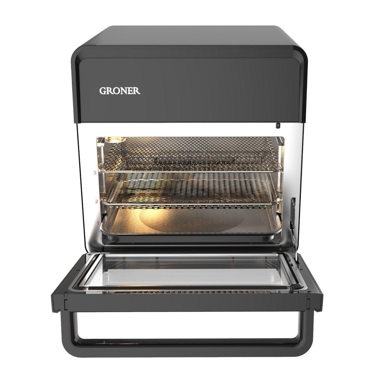 Horno Freidora de Aire Gröner 16L-3