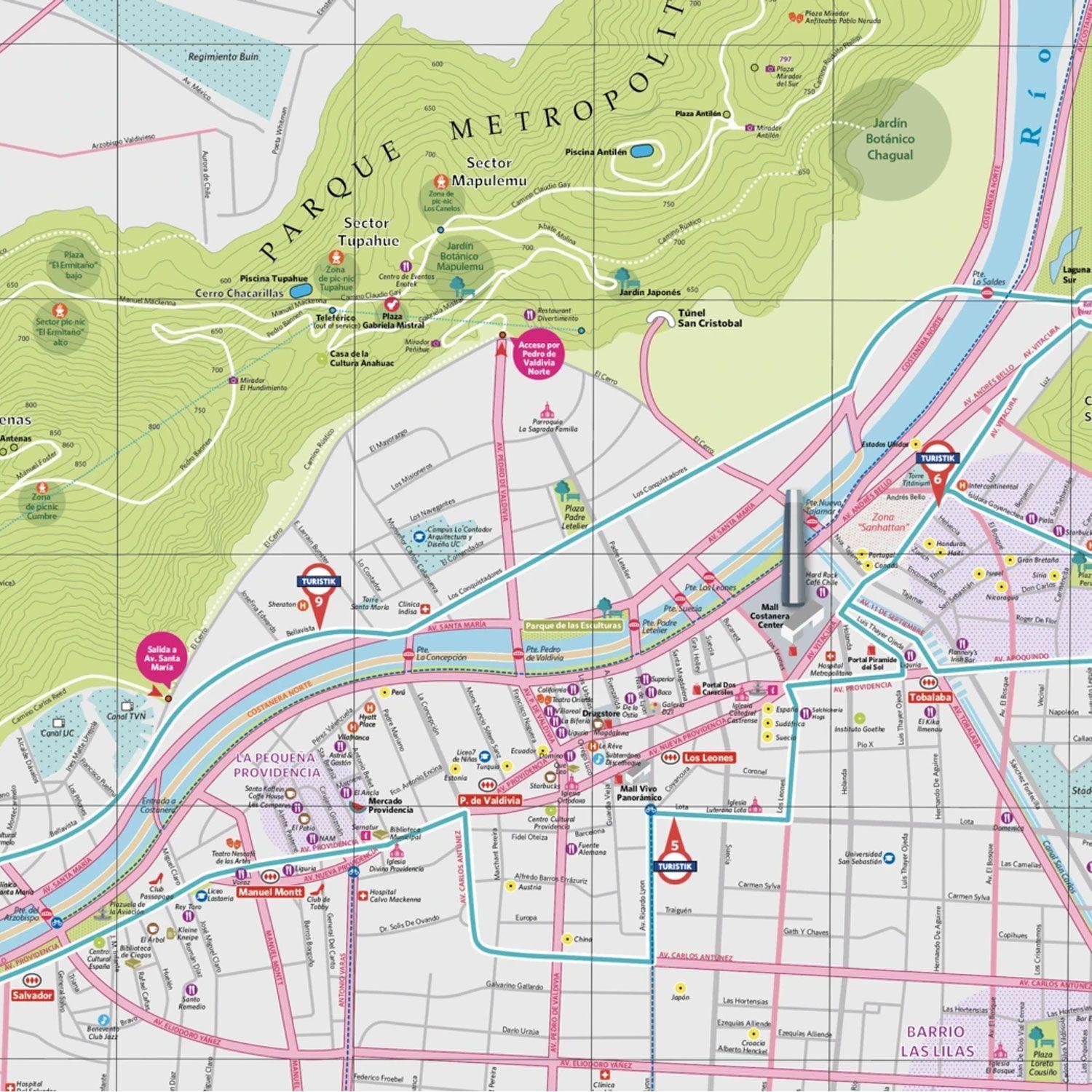 MAPA TURISTICO SANTIAGO-4