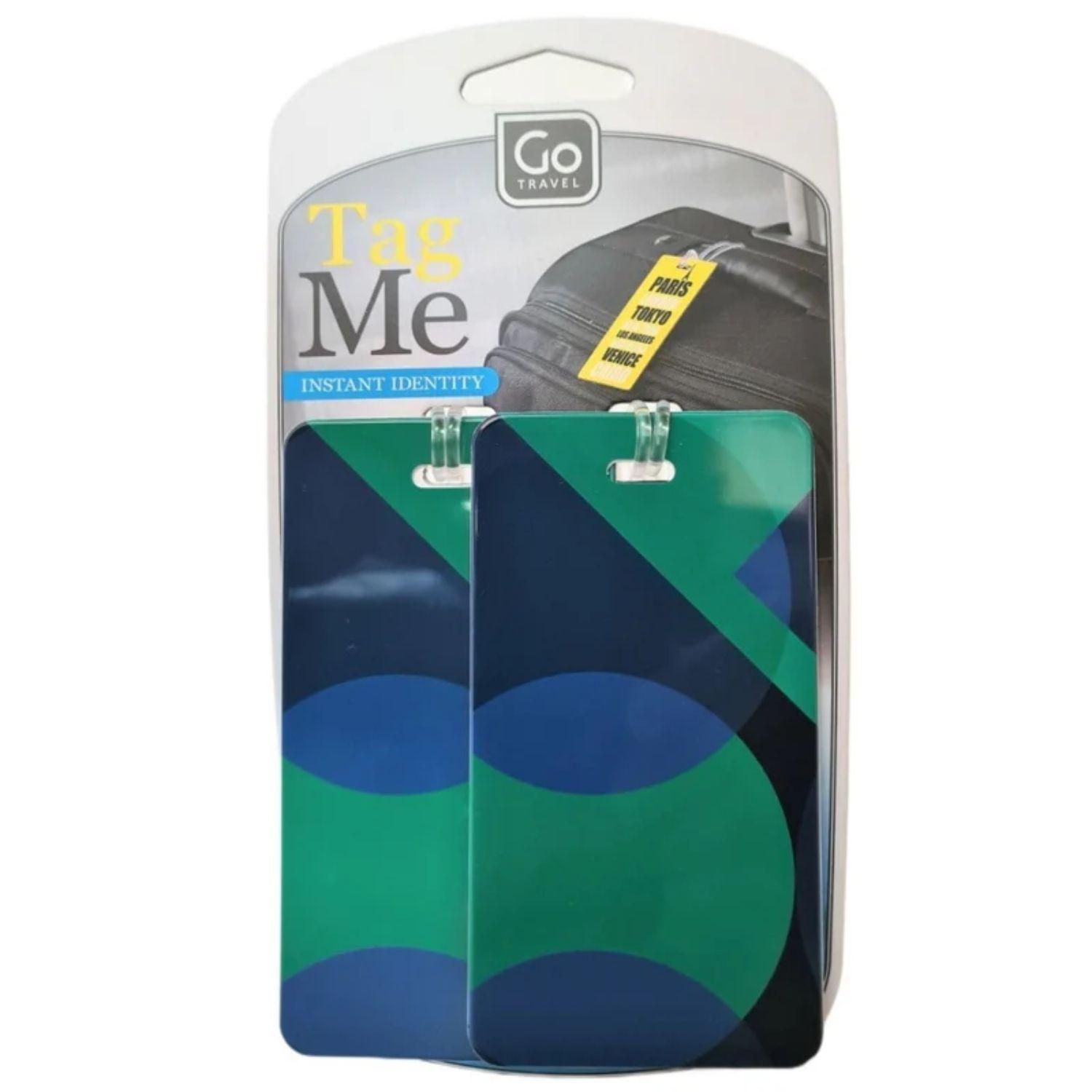 PAR DE IDENTIFICADORES DE EQUIPAJE DISEÑO VERDE-1