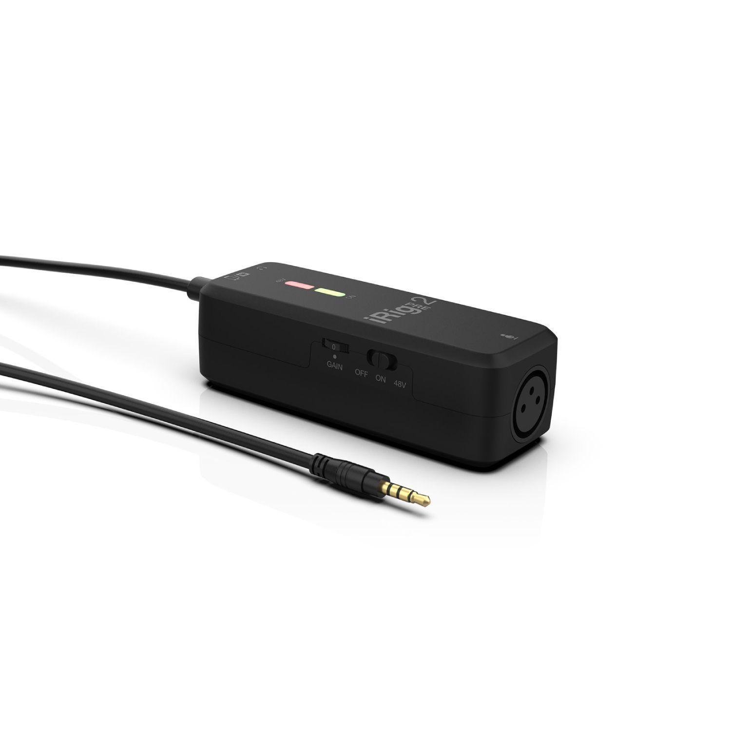 IK Multimedia IRig PRE 2 Interfaz de micrófono XLR-3