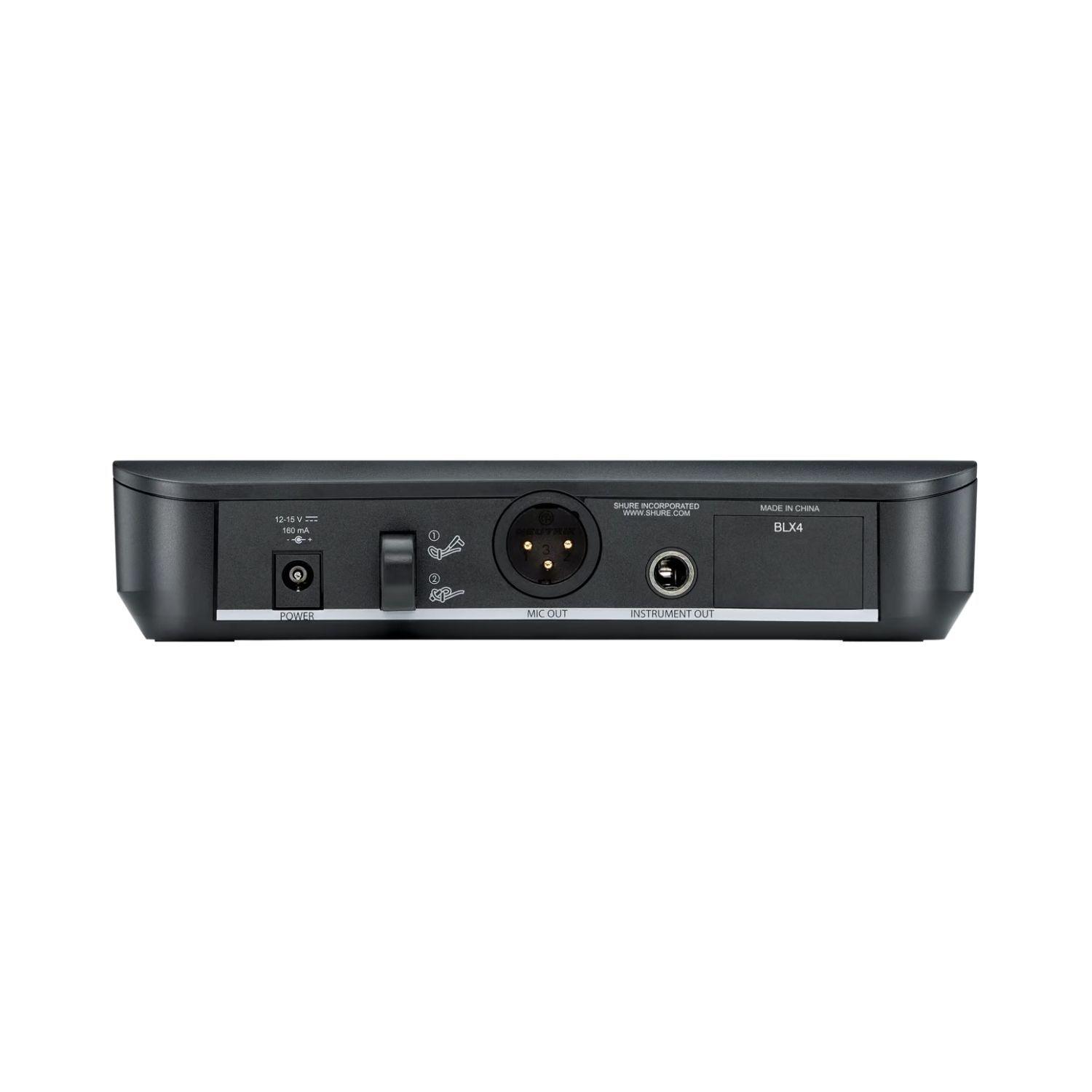Sistema Inalámbrico Con Micrófono Pg58 Shure Blx24/pg58-m15-3