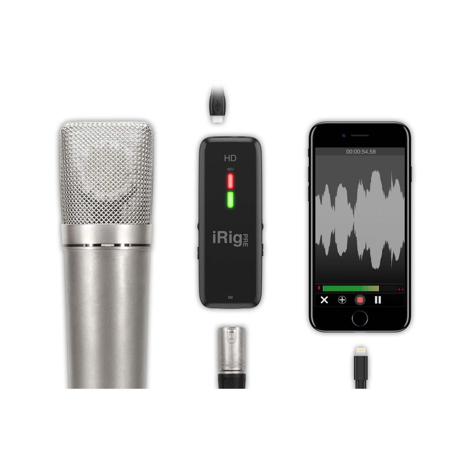 Ik Multimedia iRig PRE HD Interfaz Micrófono-3