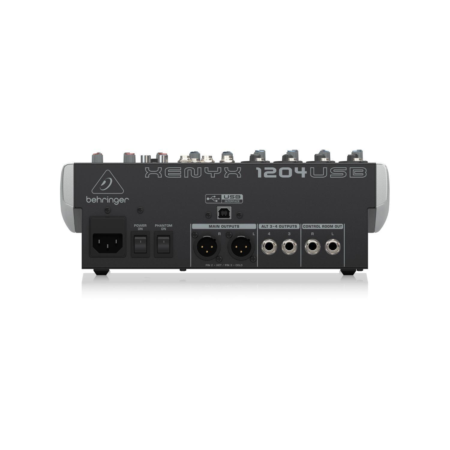 Behringer Mixer 1204USB – Mezclador Analógico de 12 Entradas y 22 Buses-2