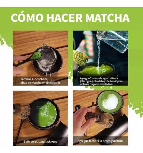 Batidor De Bamb Esenzo Para T Matcha Tradicional Marr n Claro-2