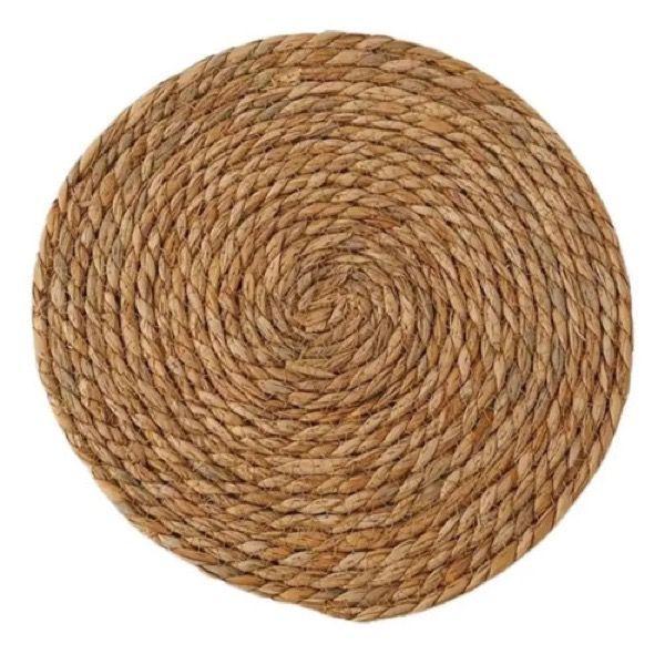 Individuales de Yute Fibra Natural 35 cm Beige Set 6-9