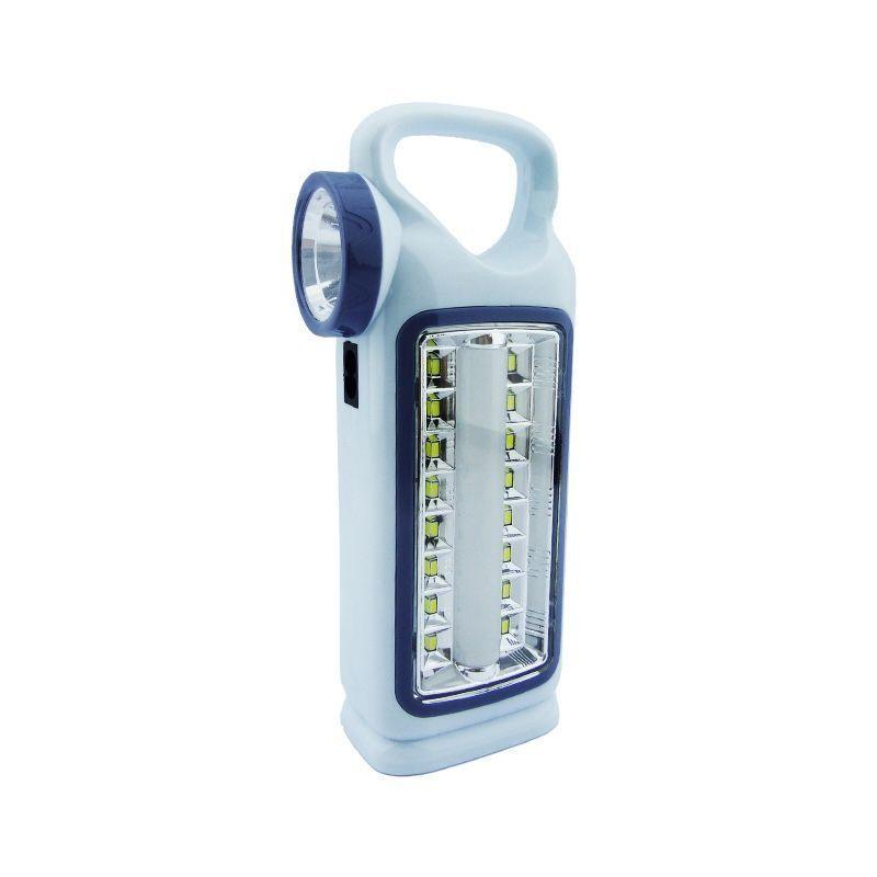 Lámpara Emergencia Solar LED 23cm Recargable-0