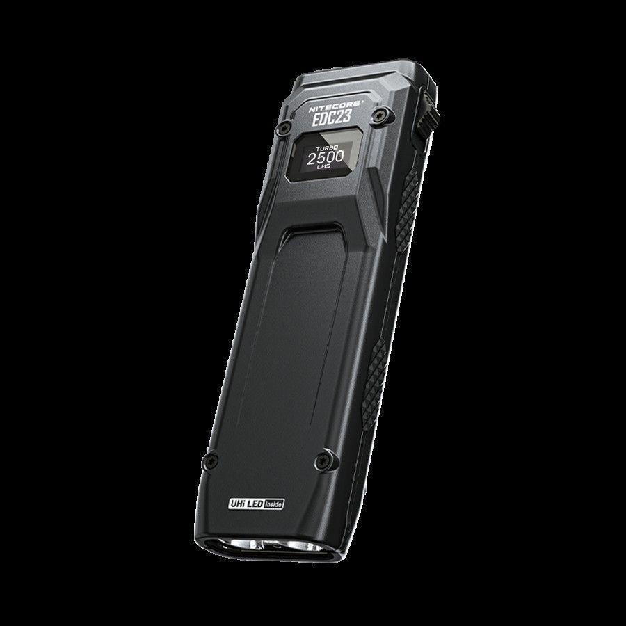 Linterna Táctica Nitecore EDC23 2500 Pantalla OLED-1