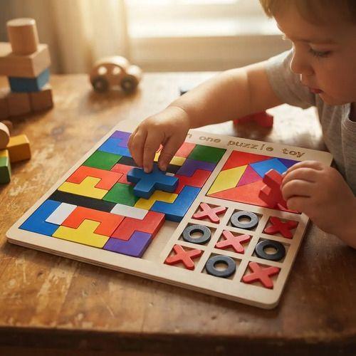 Rompecabezas De Madera Educativo 3 En 1 Para Ni os Peque os-3