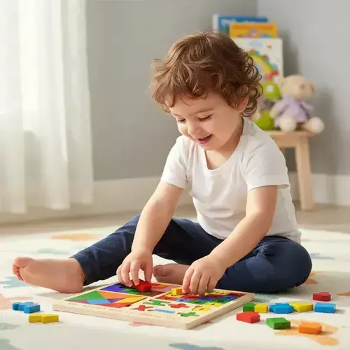 Rompecabezas De Madera Educativo 3 En 1 Para Ni os Peque os-5