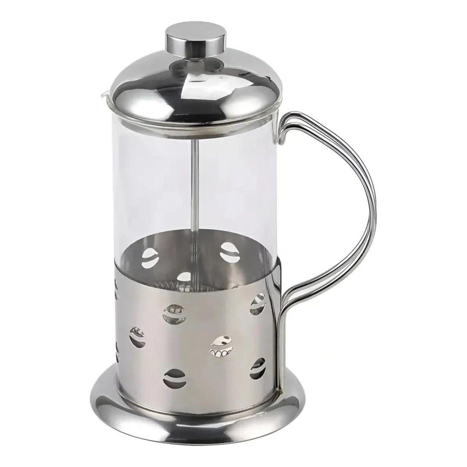 Prensa Francesa de Vidrio 350 ml Filtro Malla Metálica-1