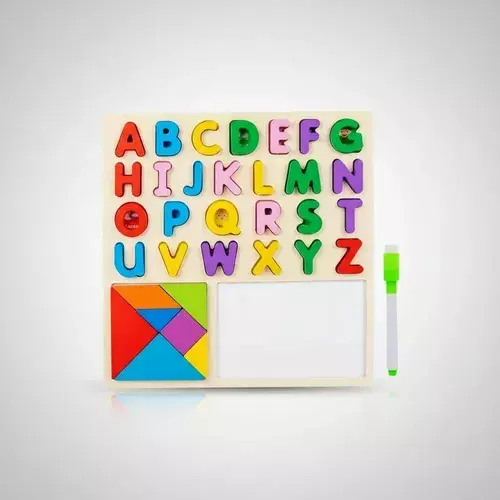 Pizarra L piz Encaje Rompecabezas Letras Letras-3
