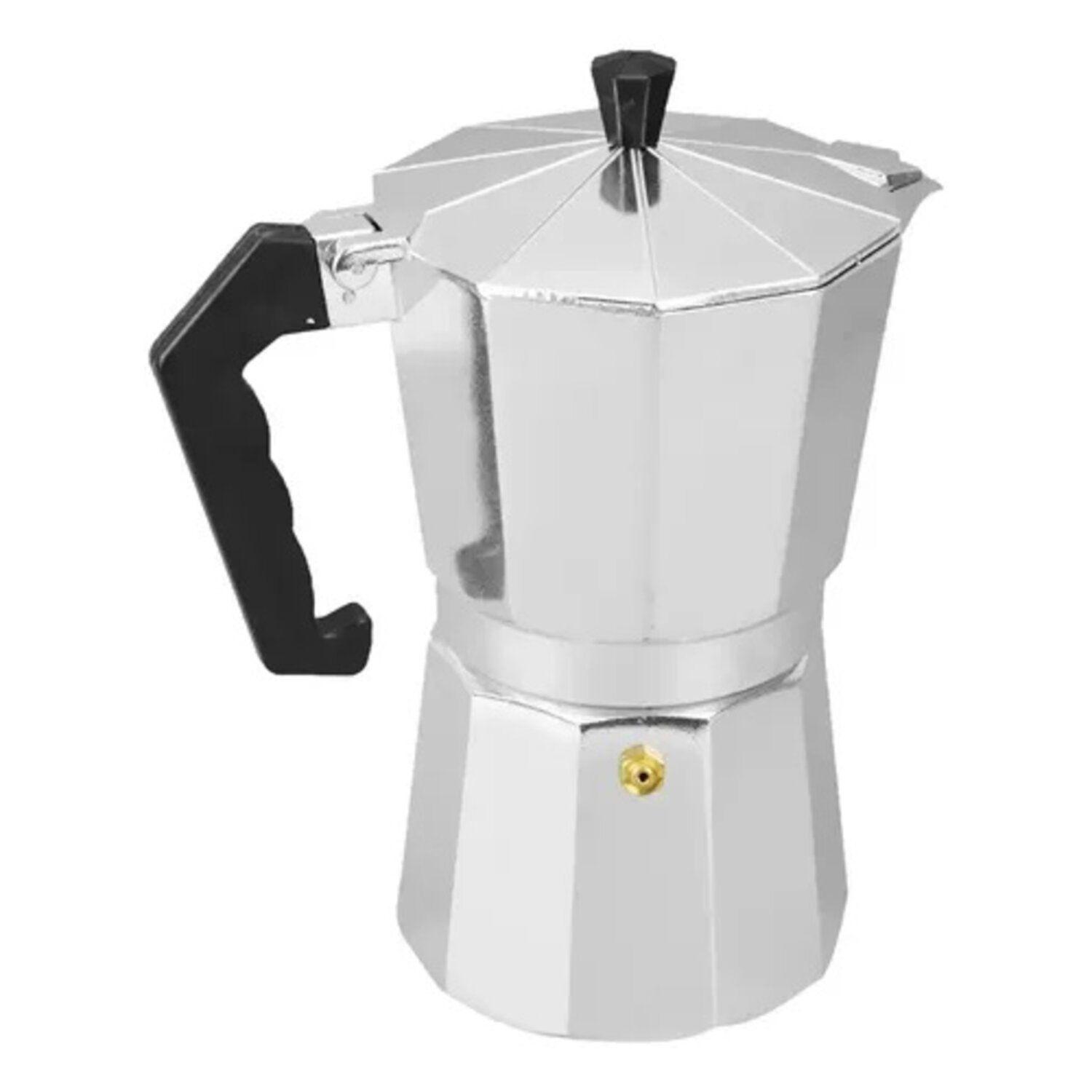 Cafetera Italiana Moka 3 Tazas (150 ml) Aluminio-0