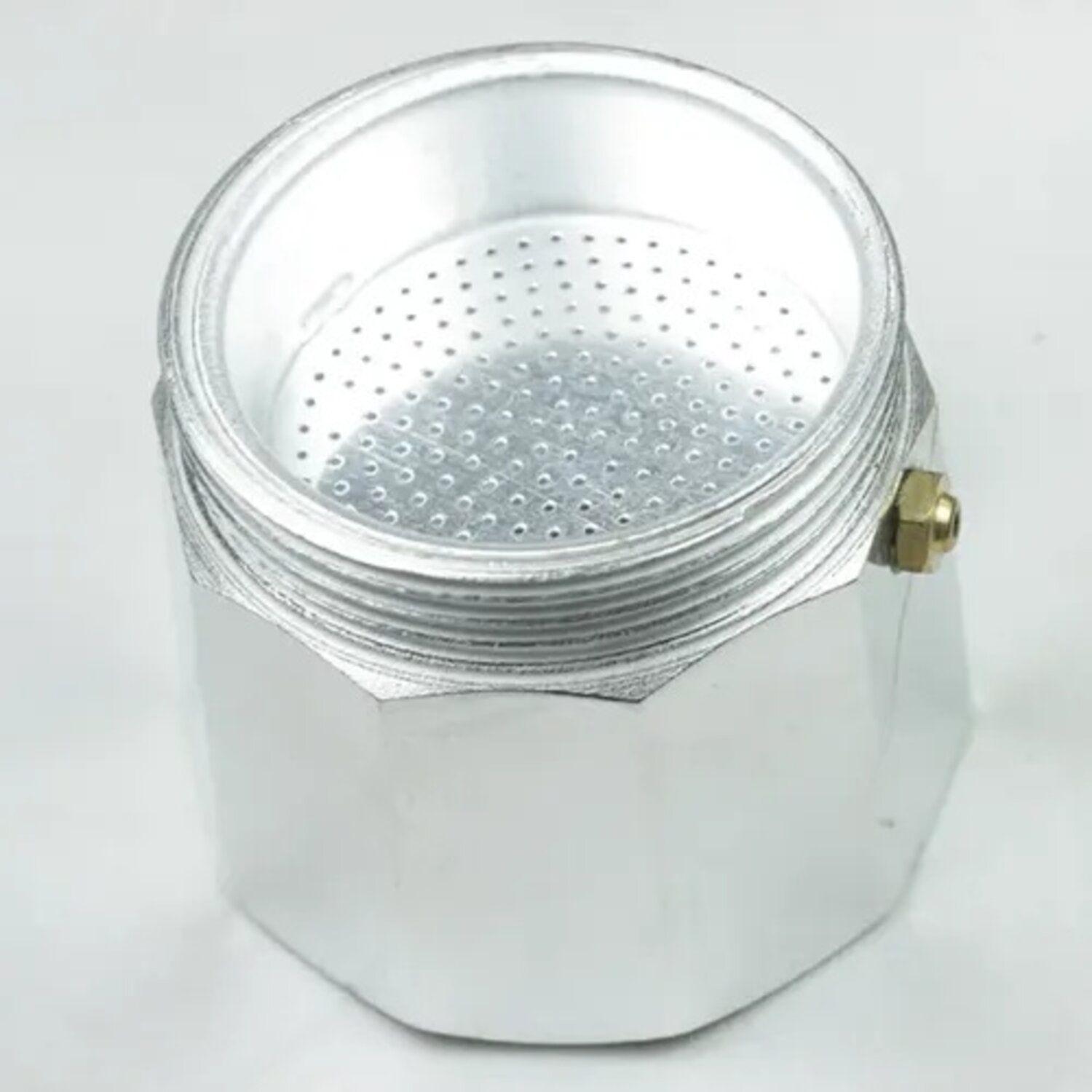 Cafetera Italiana Moka 3 Tazas (150 ml) Aluminio-3