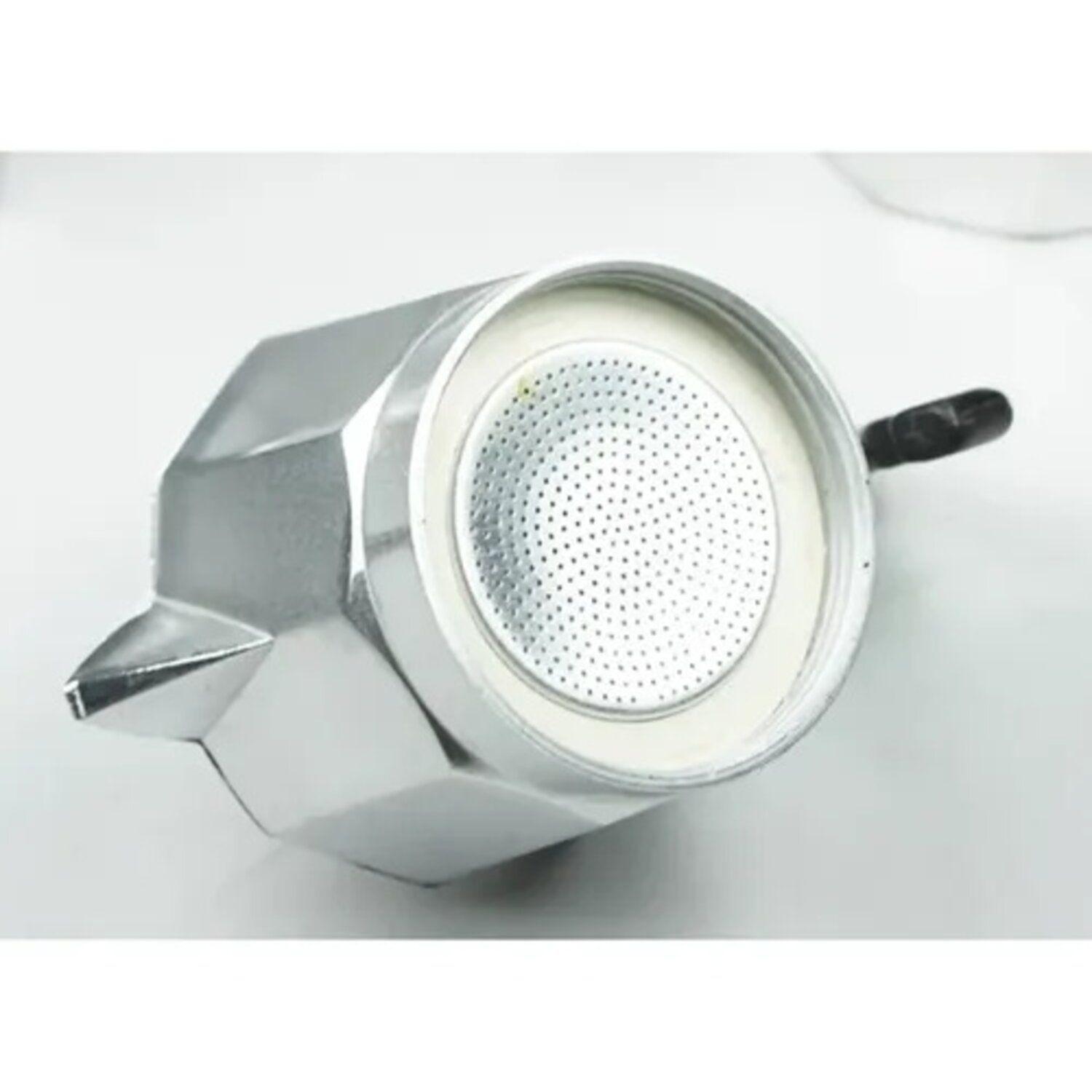 Cafetera Italiana Moka 3 Tazas (150 ml) Aluminio-4