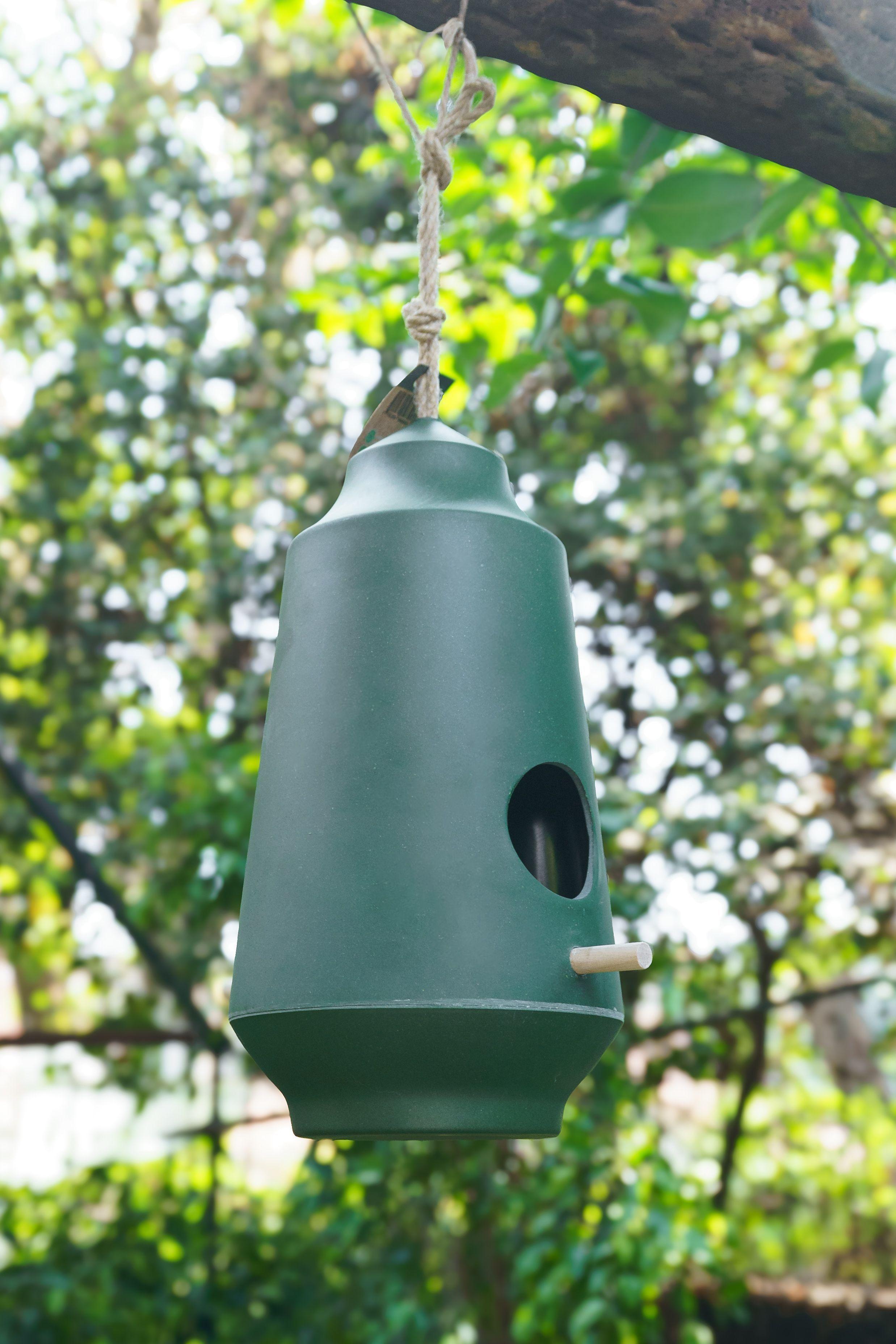 Casa Nido Para Pájaro Rectángulo Ecológica Plantme-2
