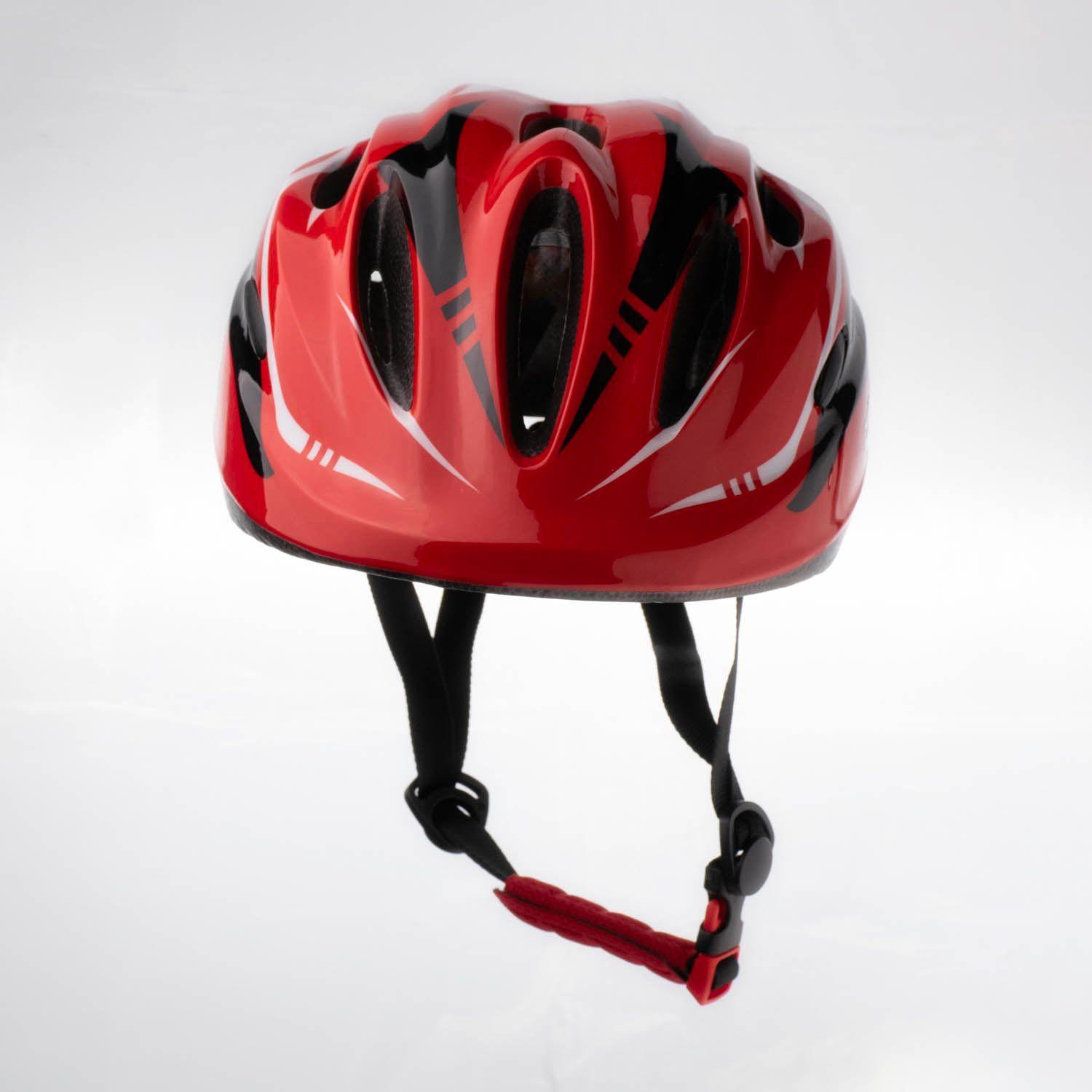 CASCO INFANTIL ROJO CON REGULACION POWERBIKE-2