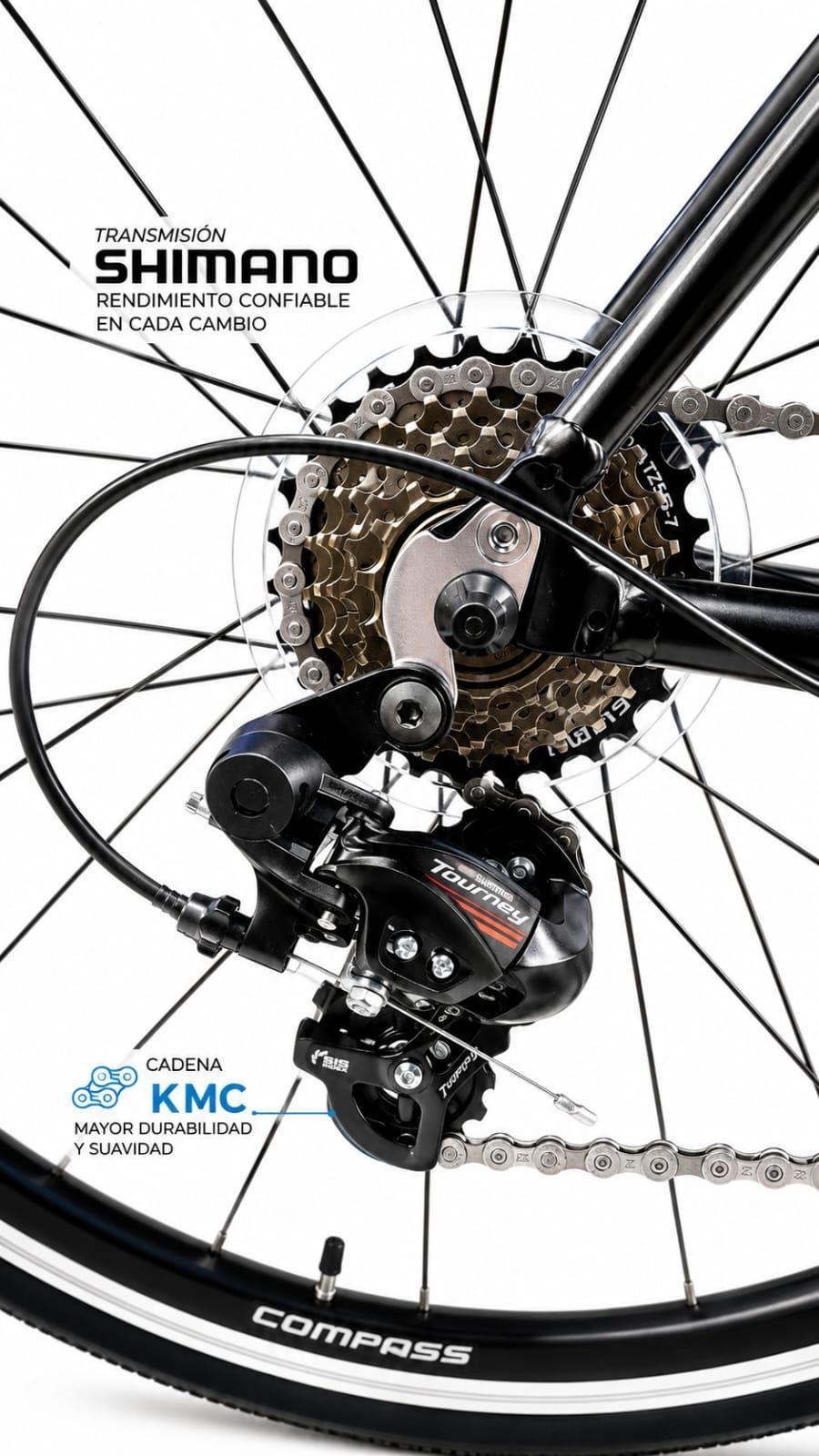 BICICLETA RUTA DARKNES POWERBIKE-4