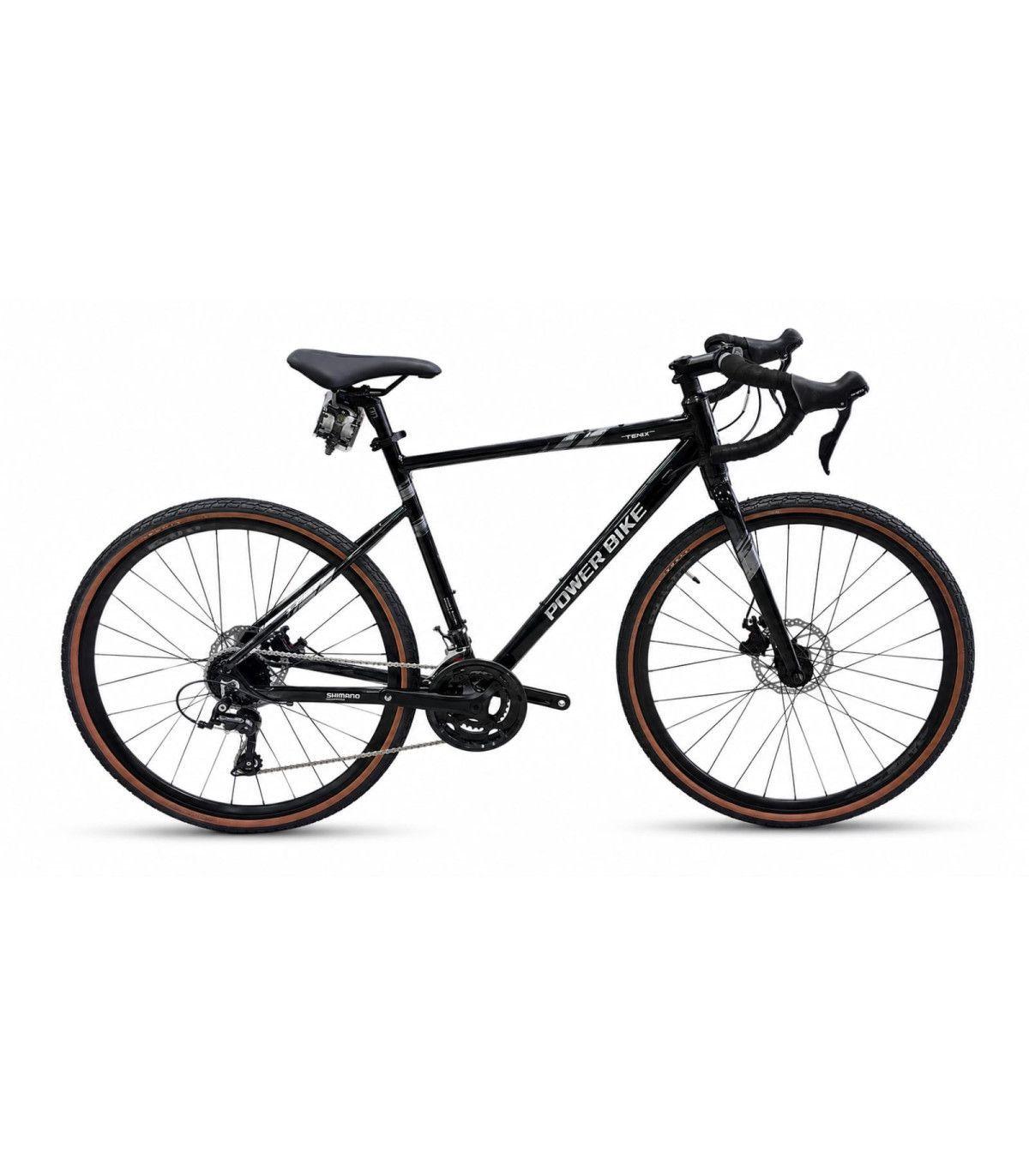 BICICLETA GRAVEL FENIX NEGRA POWERBIKE-0