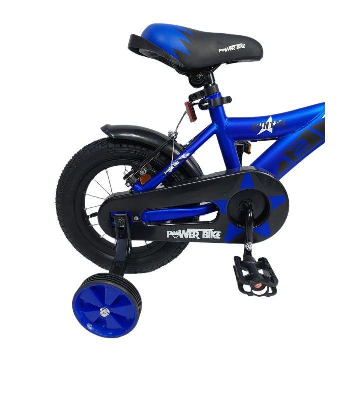 BICICLETA ARO 12 NIÑO CON PEDALES AZUL-2