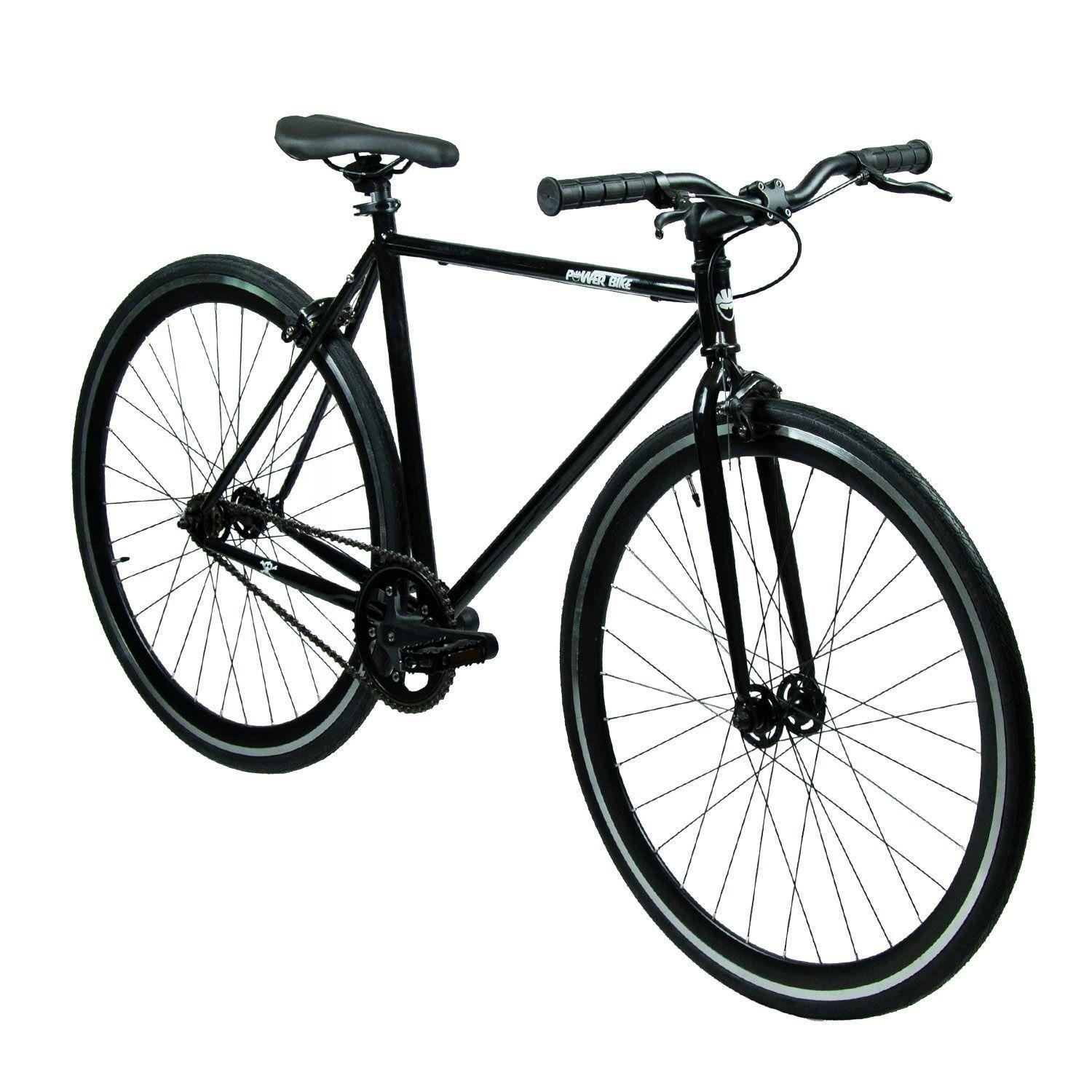 BICICLETA POWERBIKE ARO 700 FIXIE TALLA 52 NEGRA-1