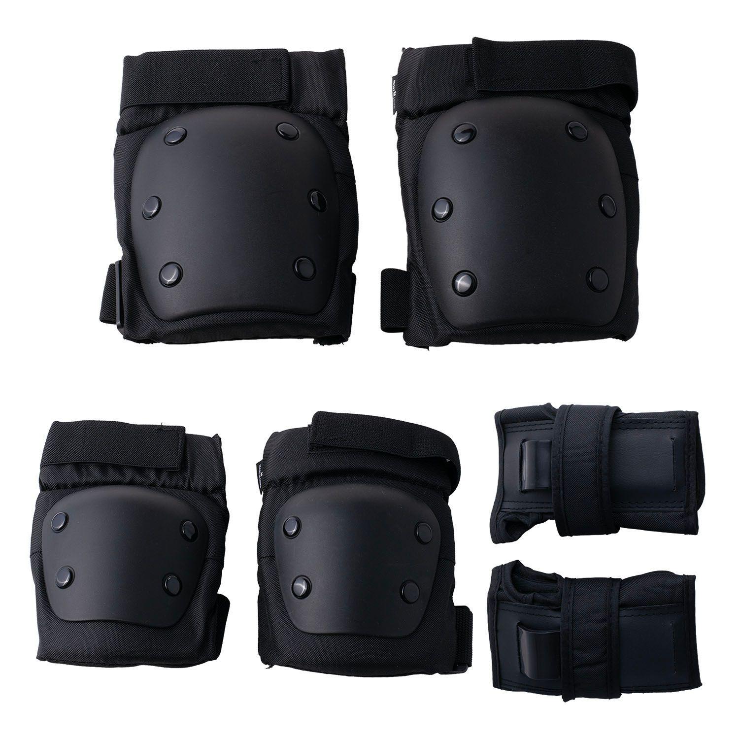 SET DE PROTECCIONES NEGRO ADULTO POWERBIKE-2