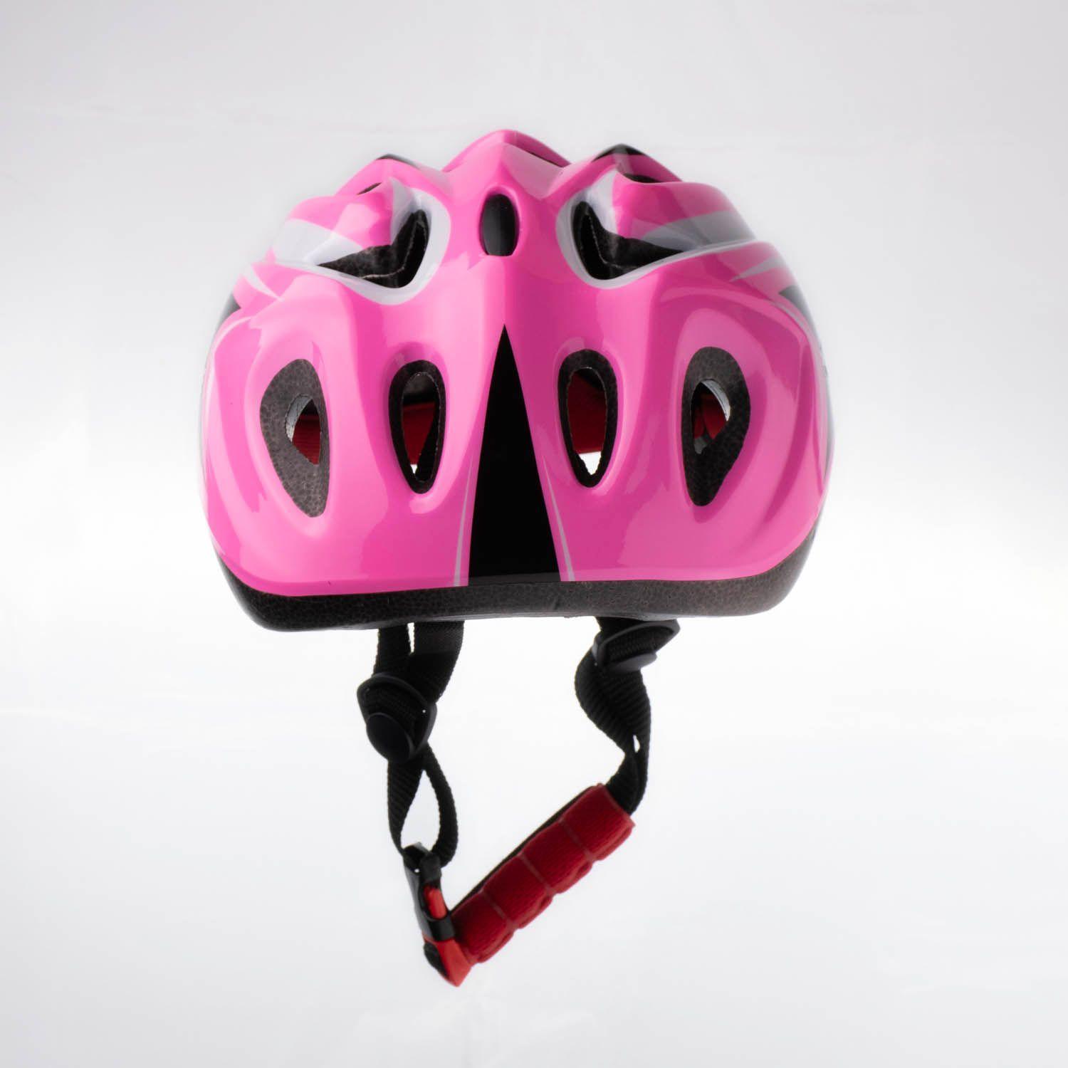 CASCO INFANTIL ROSADO CON REGULACION POWERBIKE-2