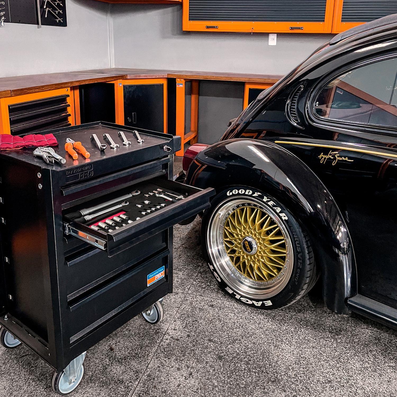 GABINETE 204 HERRAMIENTAS 5 CAJONES TRAMONTINA PRO-3