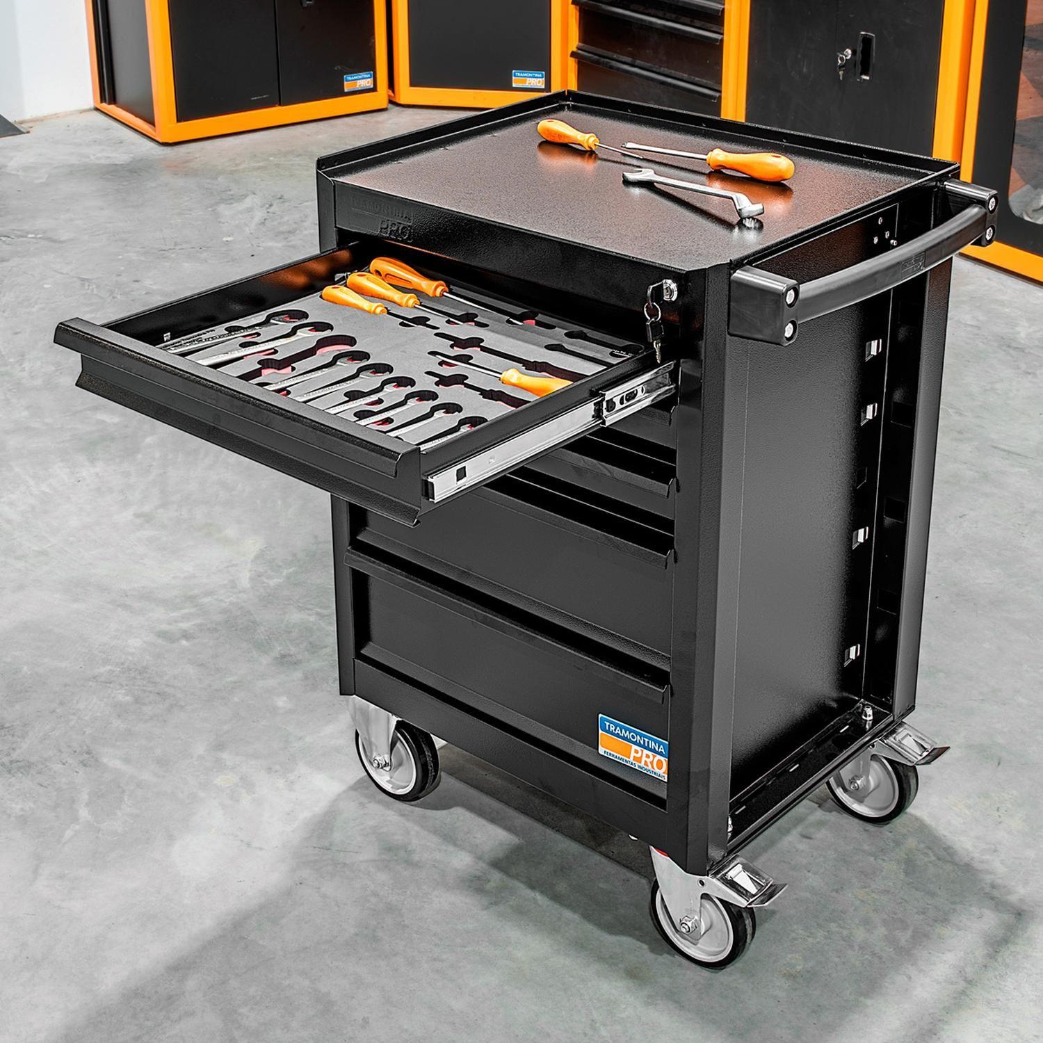 GABINETE 204 HERRAMIENTAS 5 CAJONES TRAMONTINA PRO-4