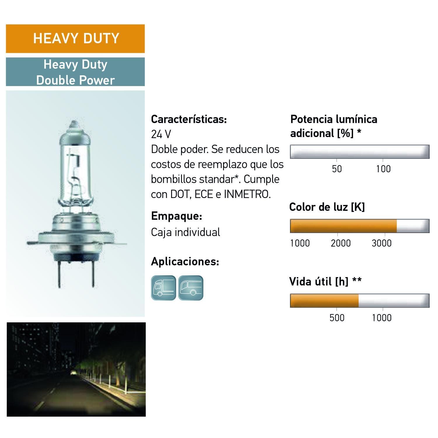 Ampolleta Halógena H1 24V 70W P14.5S T2.5 Cristal-2