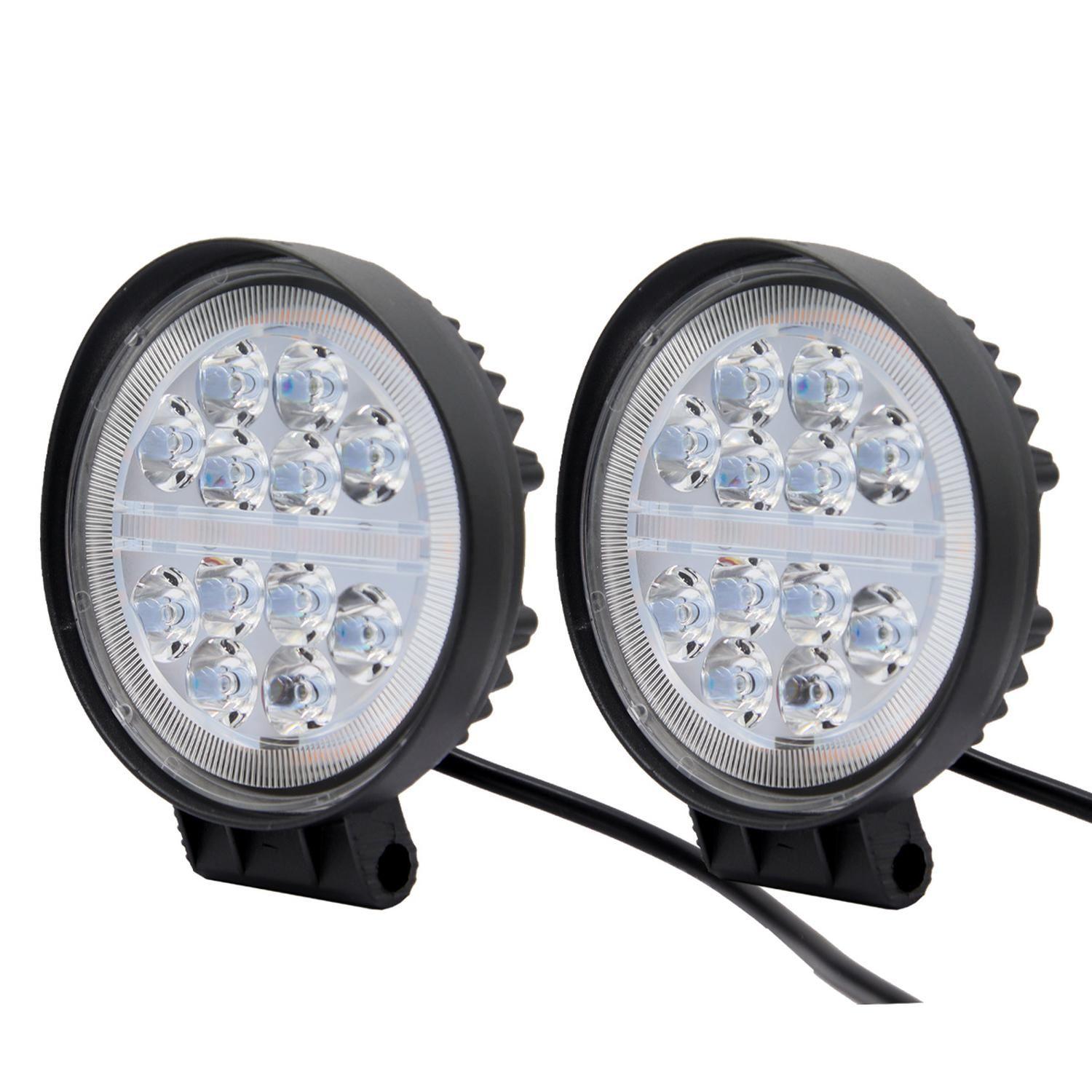 Foco Farol Faenero 12 Led 36w Camion Remolque(Par)-3