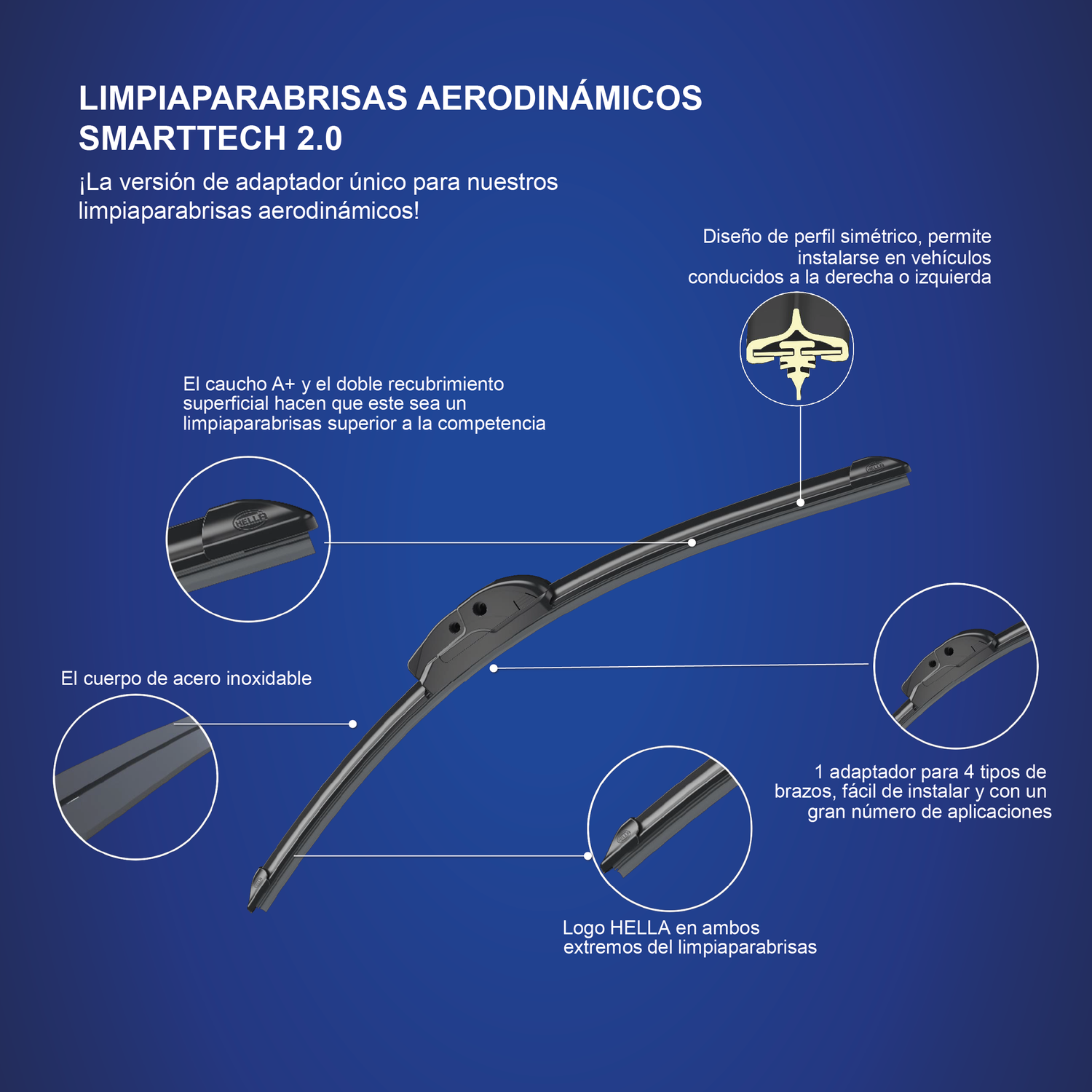 PLUMILLA 26" SMARTTECH 650MM HELLA-2