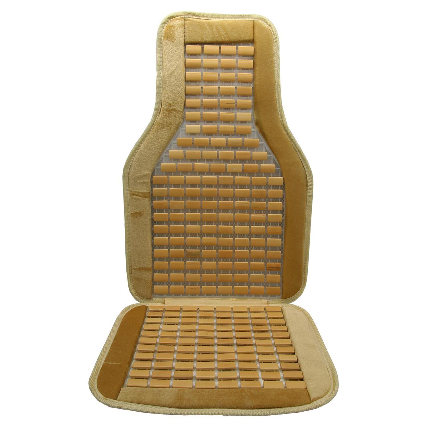 Funda Cubre Asiento Fresco Malla/imitacion Bambu Individual-0