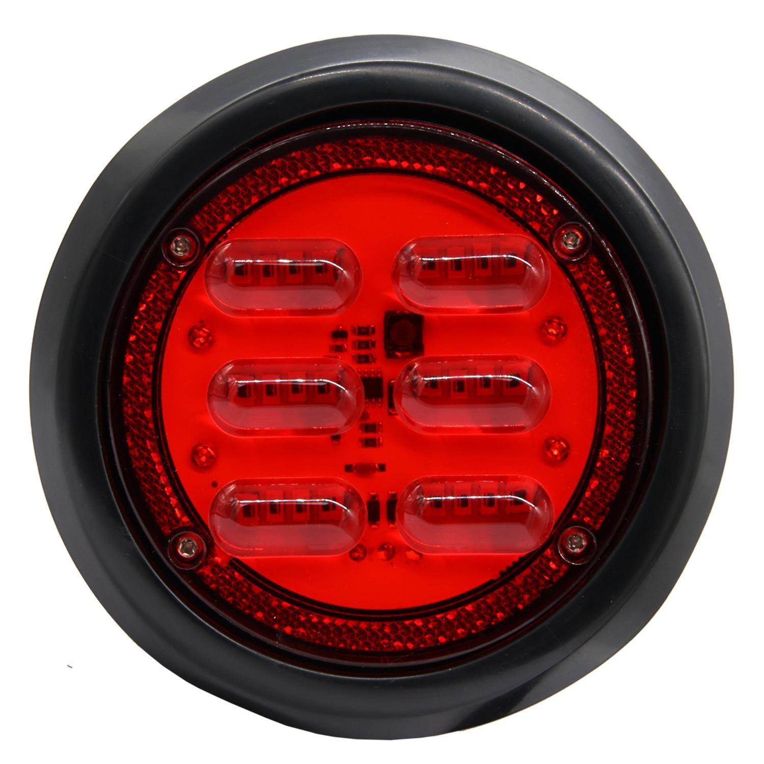 FAROL 4 PULGADAS DIA. ROJO SM BIVOLT-0
