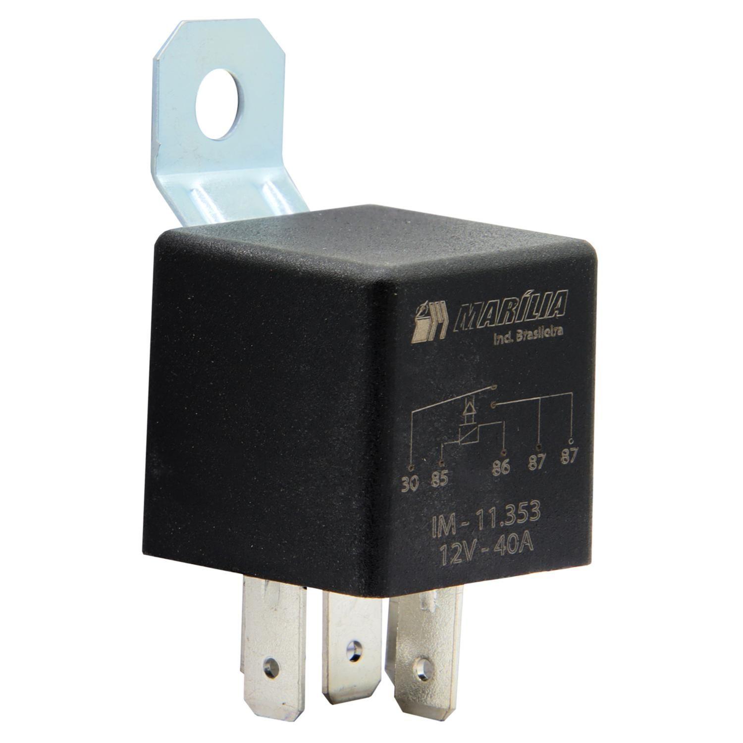 Relay Auxiliar 40A 12V 5 Terminales Na-0
