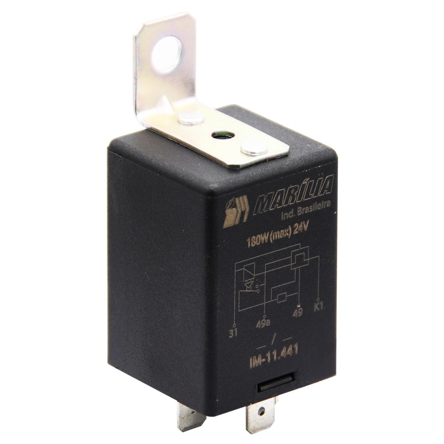 Relay Intermitente 24V 4P Terminal K1 Piloto (4W) (4+4) 21W Buses/Camiones 180W-0