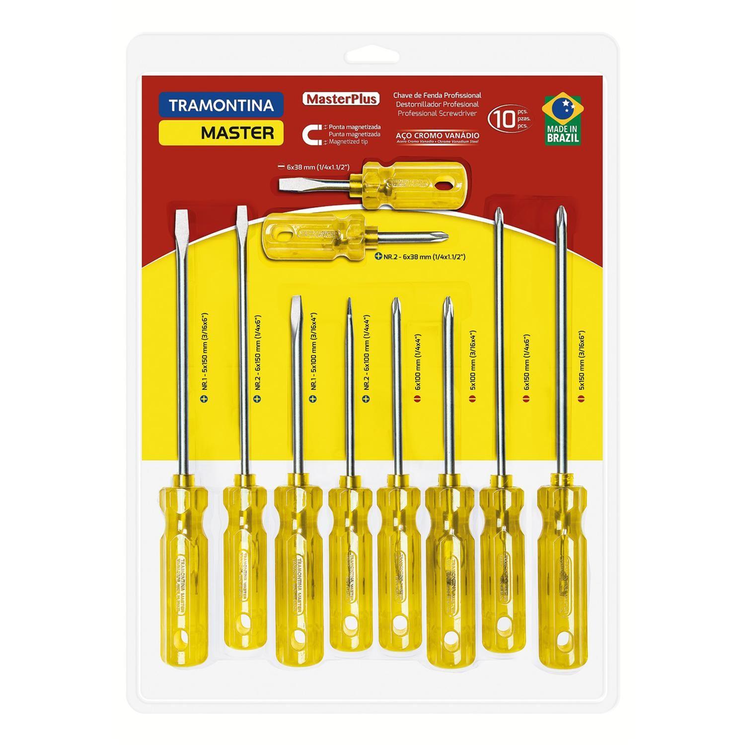 Juego De Destornilladores 10 Piezas-0