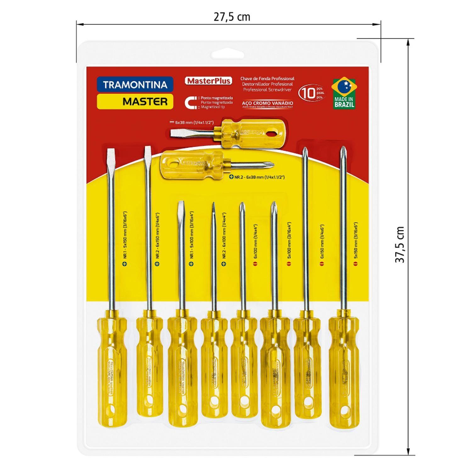 Juego De Destornilladores 10 Piezas-1