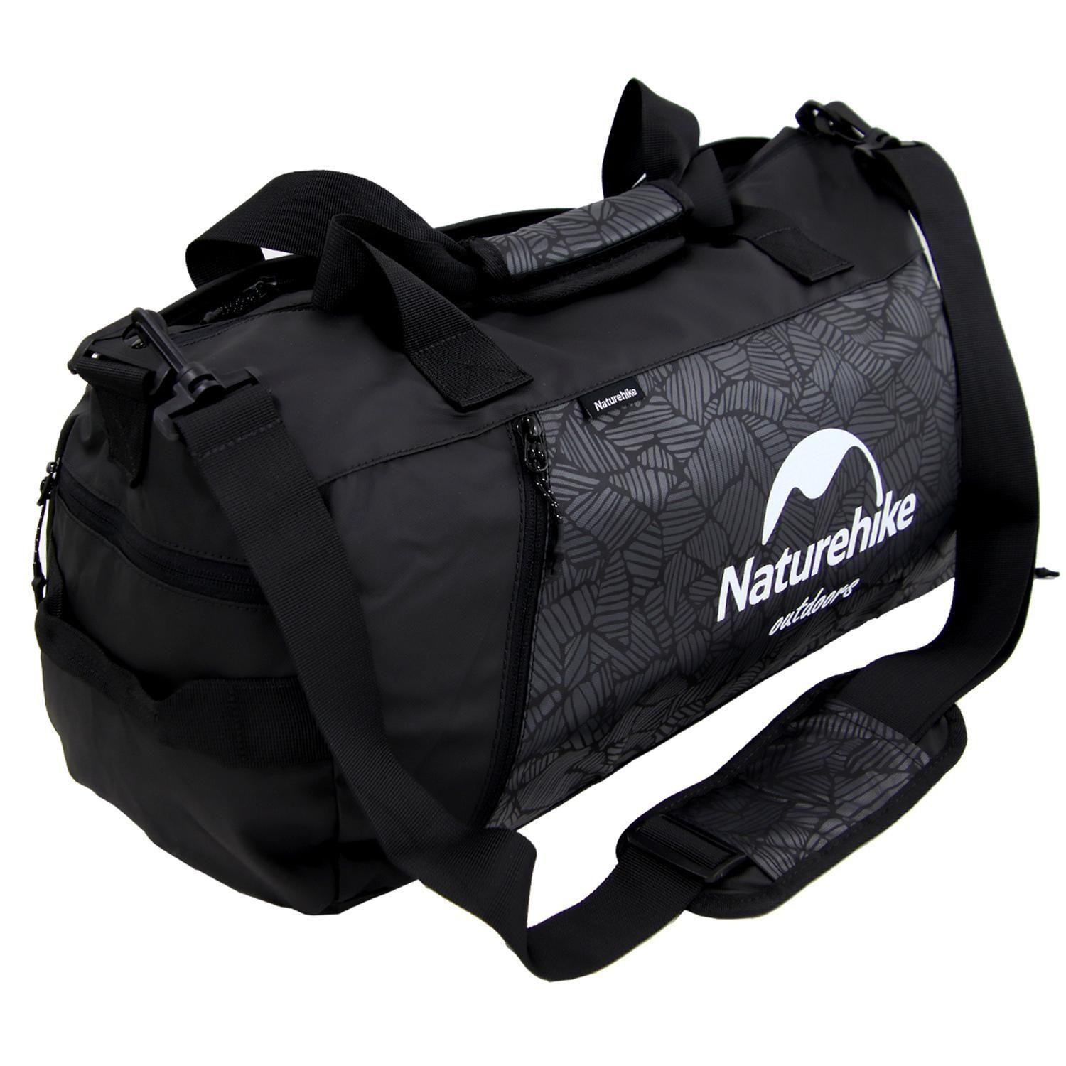 Bolso Gym Con Separación Humedad Negro L-1