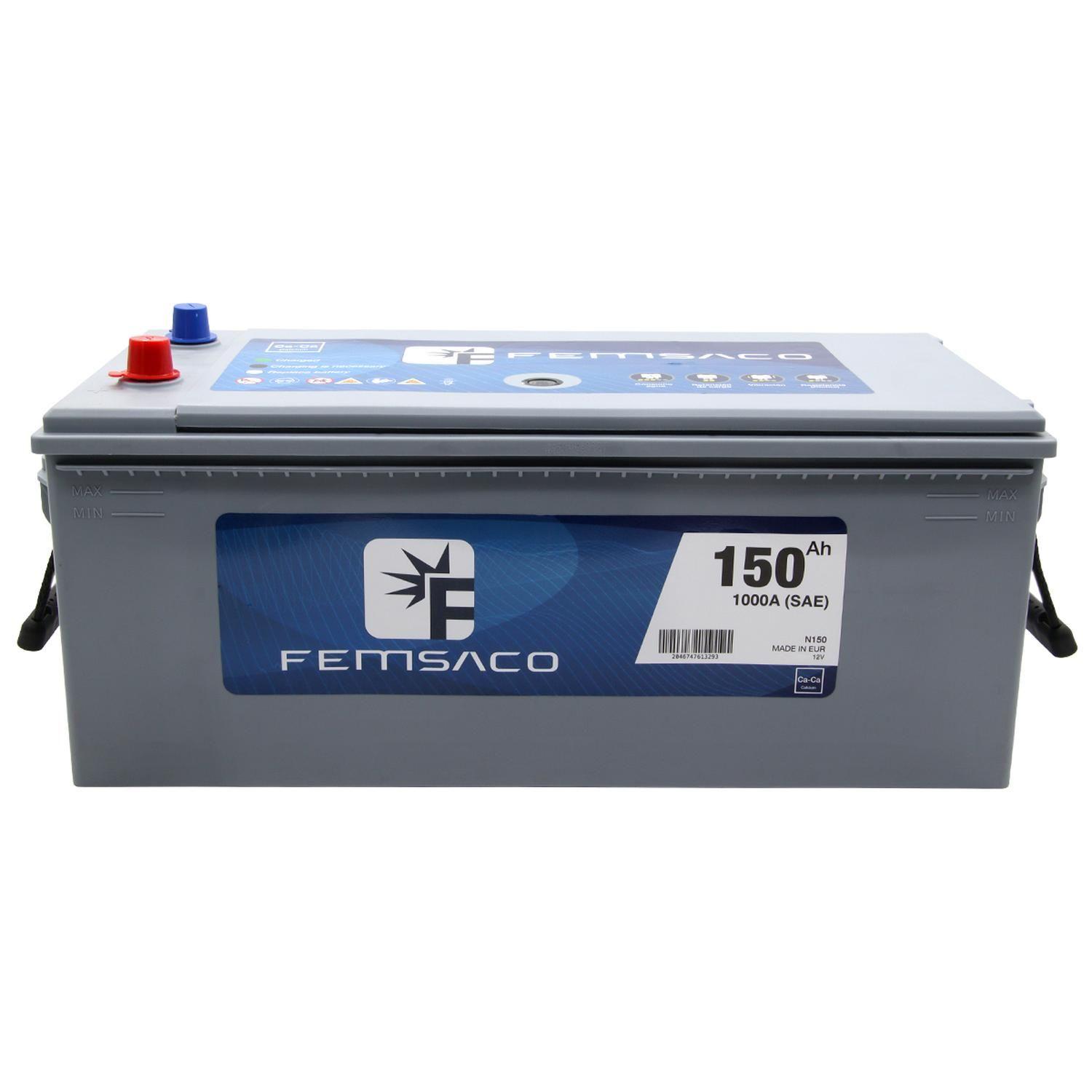 Bateria Femsaco 150Ah Positivo Derecho Normal 900 CCA-0