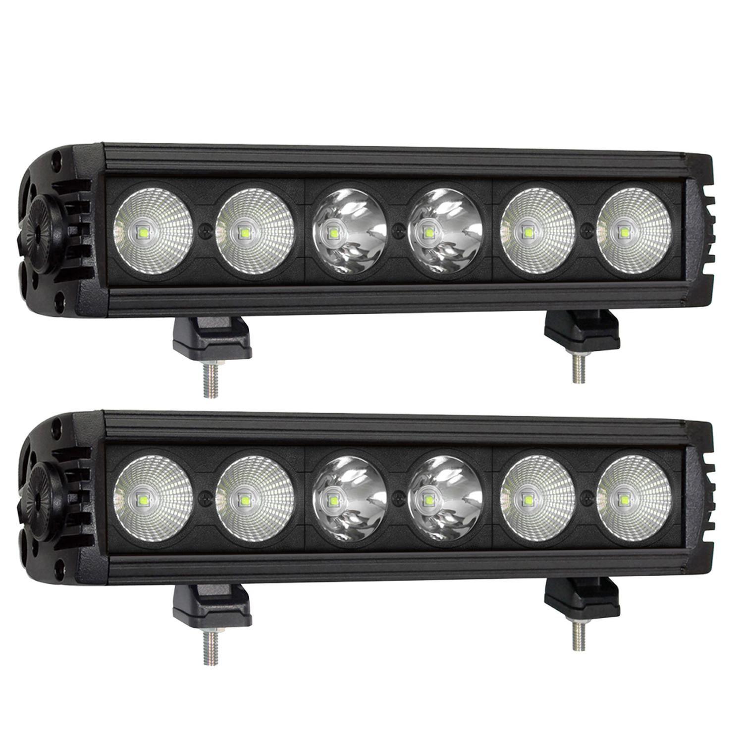 Farol Barra 6 LED 10-30v Hella Value Fit Para Camiones (Par)-1