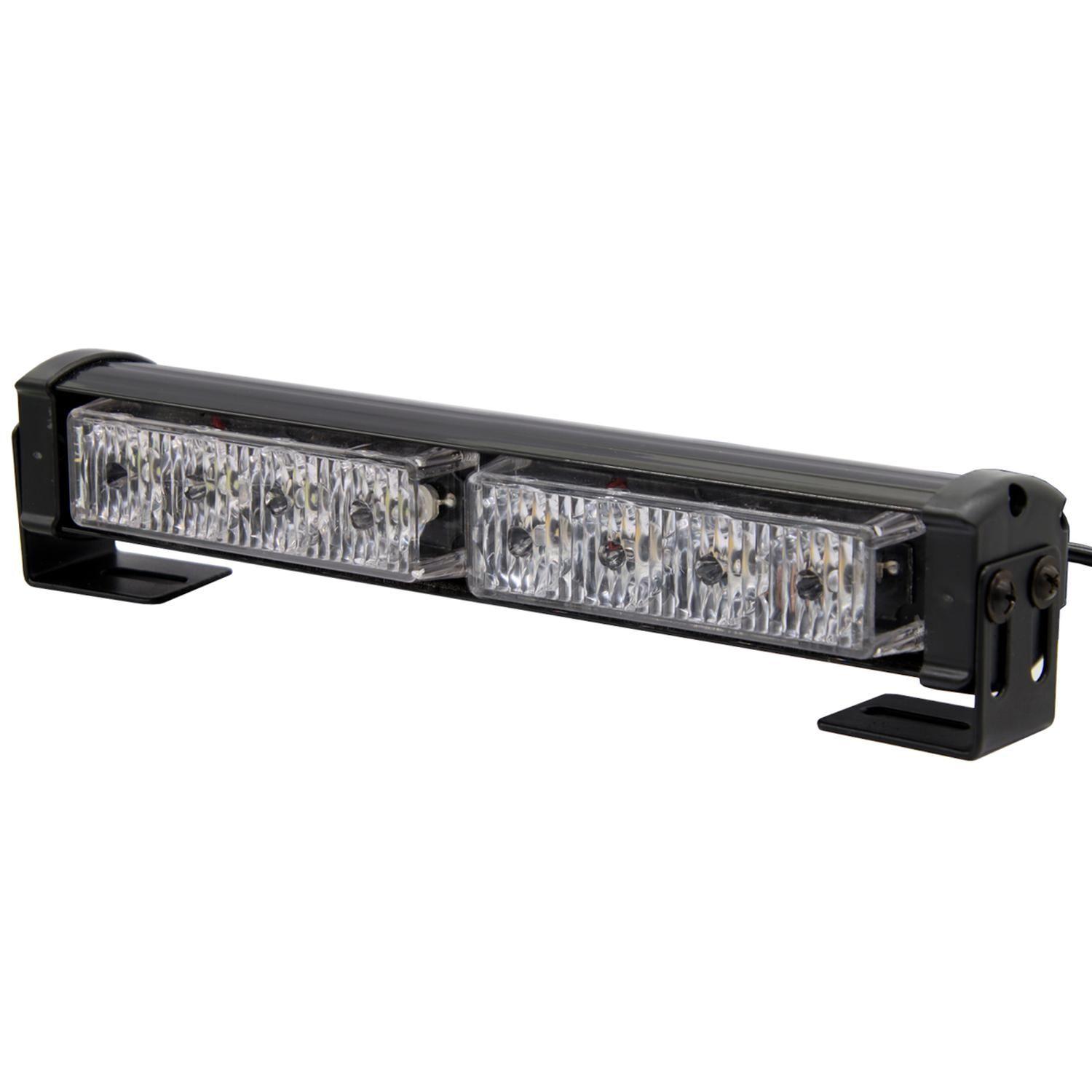 Barra Destellante Ambar Cristal 8W 12-24V 25X4X4.6Cm-1